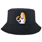 Шляпа с принтом Алиса в стране чудес