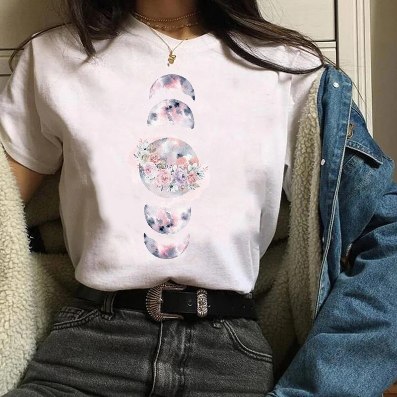 

Women Print Clothes Graphic Watercolor Hot Balloon Mujer Camisetas Ladies Lady Tees Tops Female T Shirt Womens T-Shirt