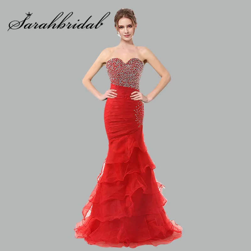 Роскошные Очаровательные платья на выпускной Русалка Длинные элегантные