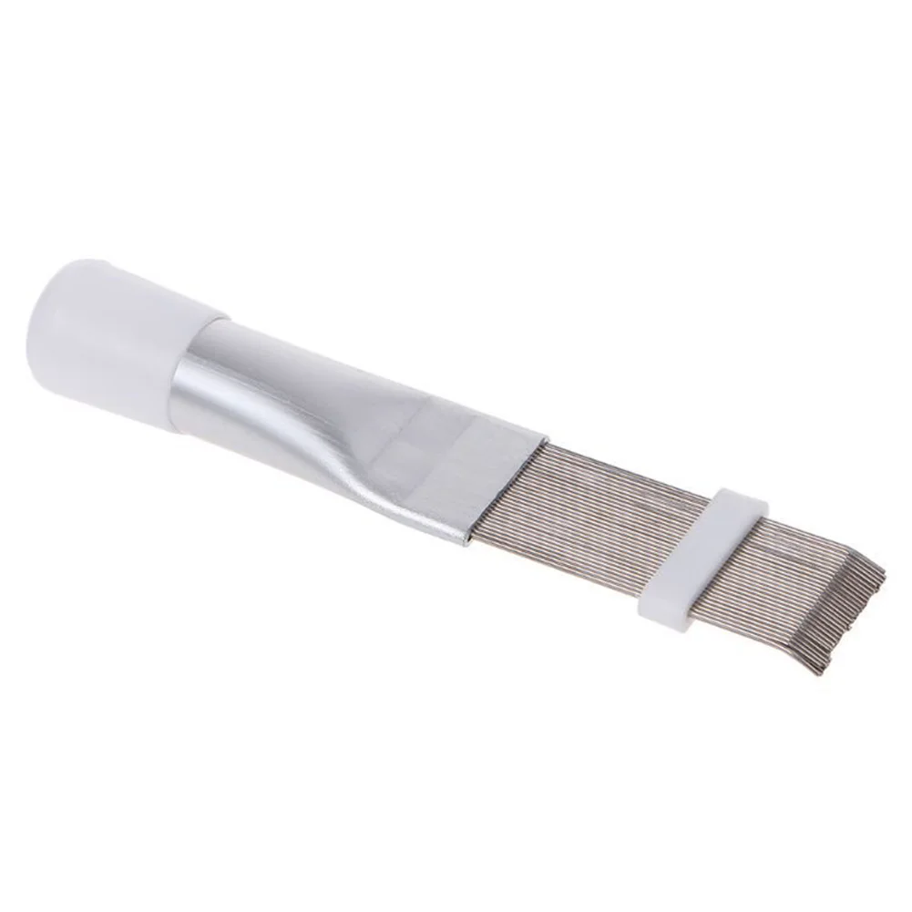

Anti Slip Home Manual Repair Tool Stainless Steel Fin Comb Radiator Air Conditioner Condenser Cleaning Brush Evaporator Portable