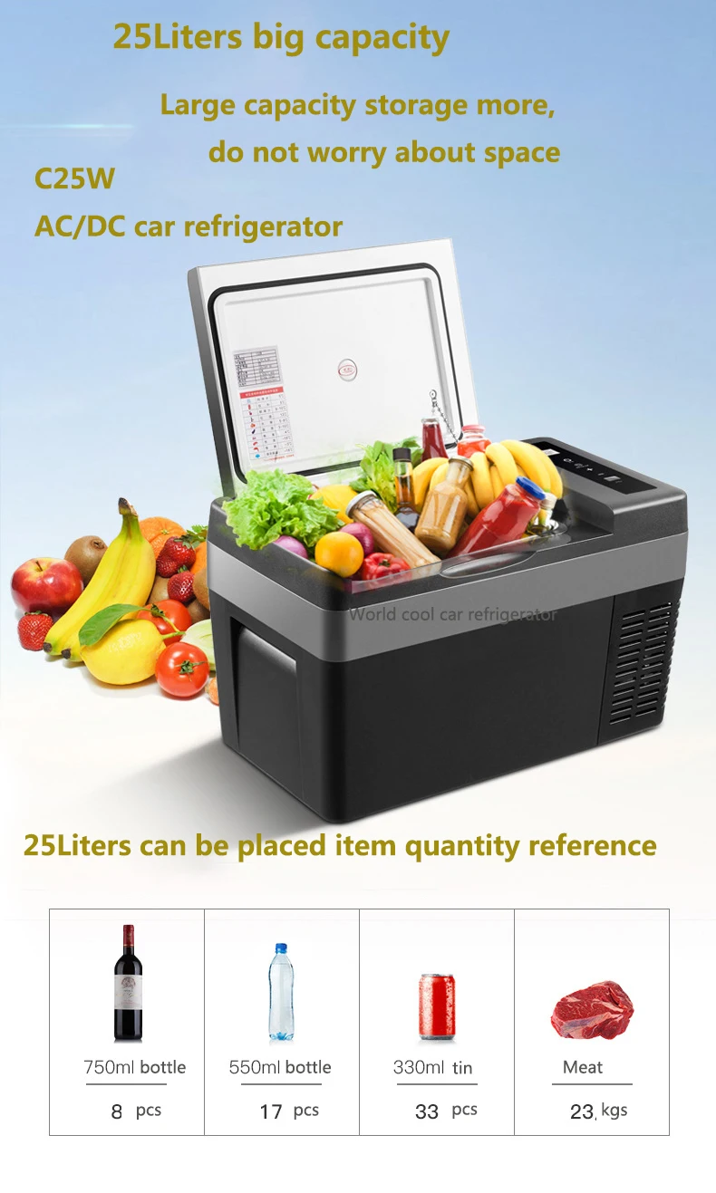 25L ACDC12/24v Портативный кемпинг стол для пикника на открытом воздухе Авто