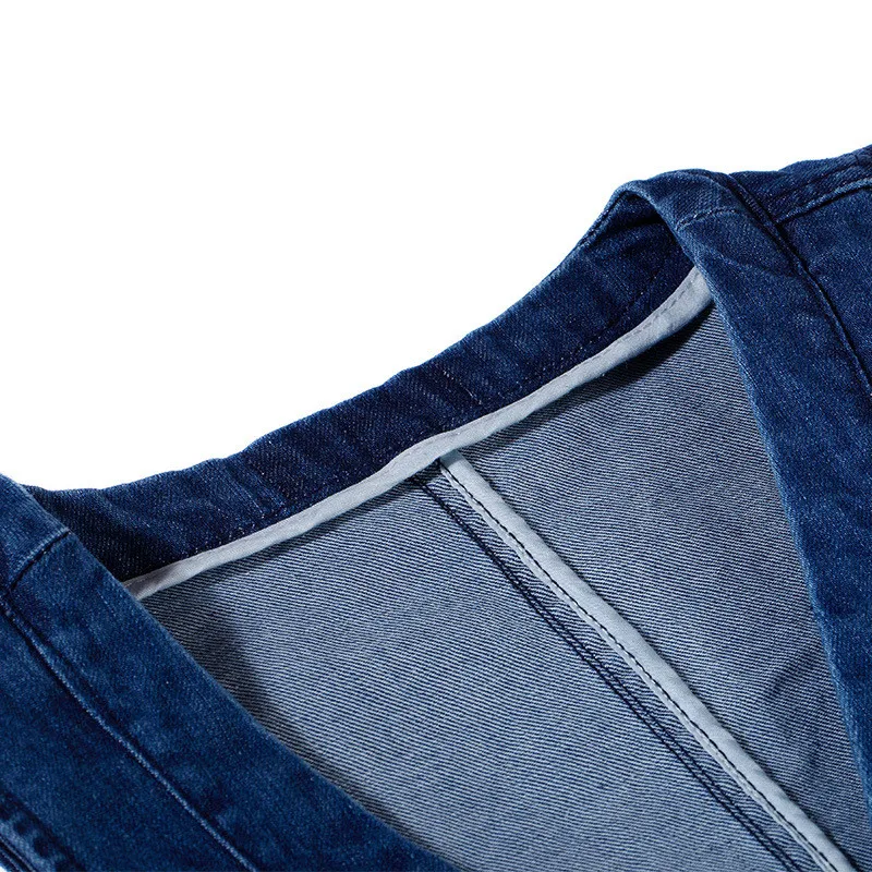 

Plus size 5XL vests for women 2021 Spring and summer denim Waistcoat Short jacket ladies vest Outerwear cotton tops