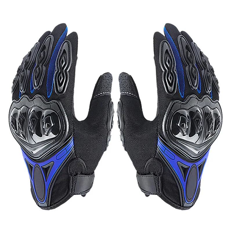 

1 Pair Casual Men Polyester Gloves Motorcycle Protective Gloves Racing Touching Screen Glove TY66