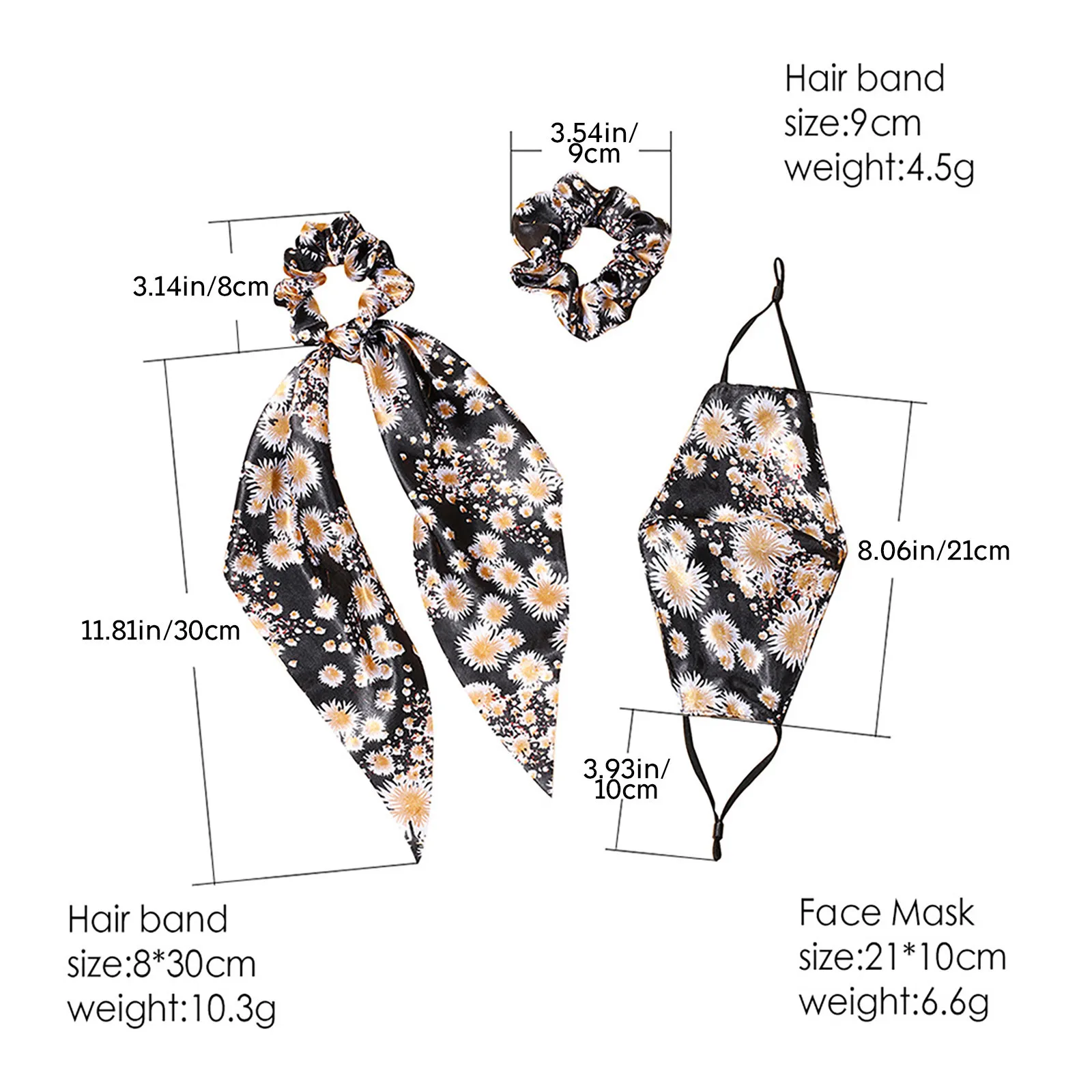 

Headband Mscara Masque Adult Washable Breathable Reusable Sports Print Ear Hanging Mask Hair Band Mascarillas Maske