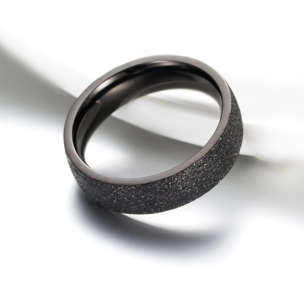 2018 простое титановое кольцо для женщин и мужчин 5 цветов матовое Arc цветное