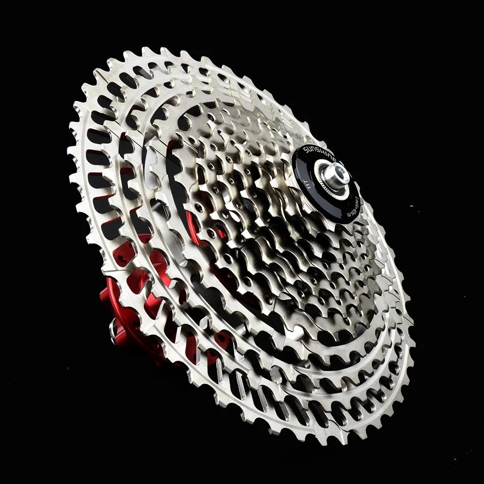 Кассета MTB 10 11 12 Скоростей SLR2 Ультралегкая CNC велосипед 10s 11s s 42/46/50T свободный колес