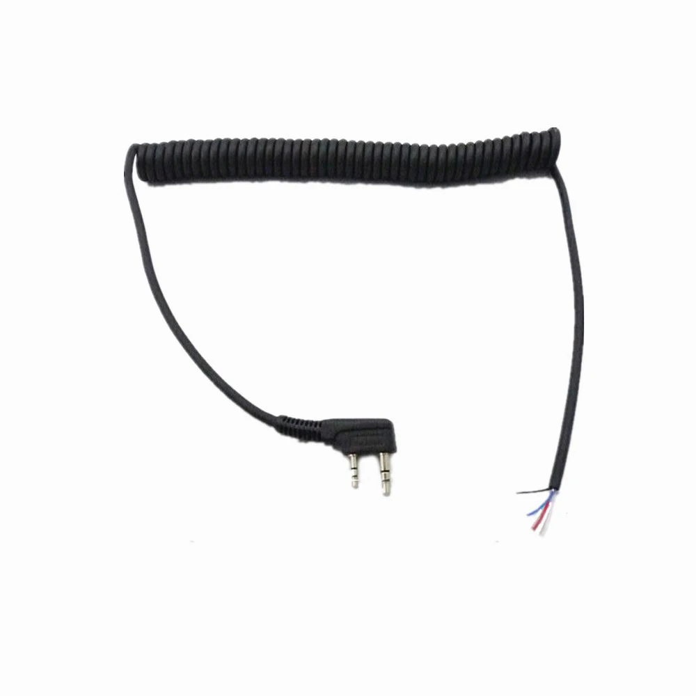 10 шт. 2 Pin 4 провода Динамик микрофон Шнур кабель для замены Baofeng Радио UV-5R UV-5RL UV-3R +