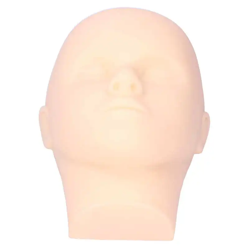 Голова манекена для наращивания ресниц многоразовая голова практики