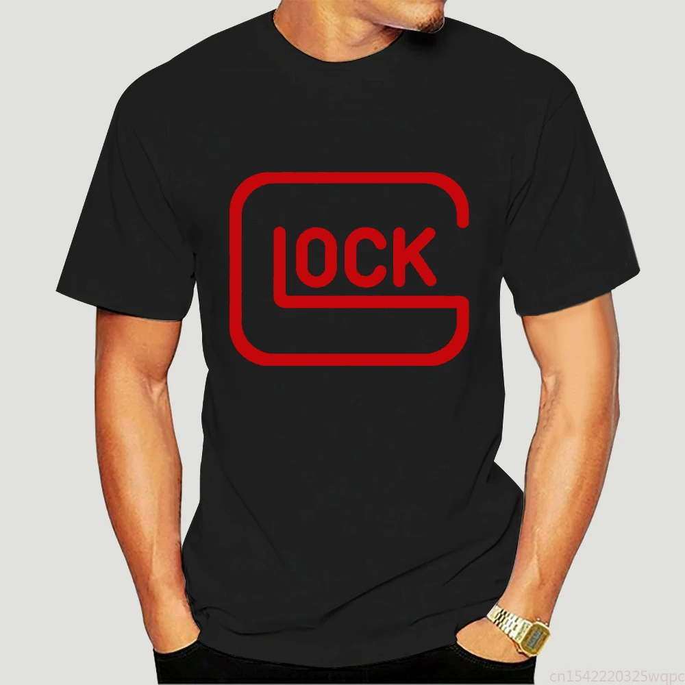 

Men's Pure Cotton Clothing T-shirt Cotton Multicolor Printed Short-sleeved Glock Fashionable Male Clothing