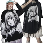 Аниме Death Note Misa свитер Amane Косплей костюмы Топы с длинным коротким рукавом свитер униформа наряд свободный Готический Диабло костюмы топ