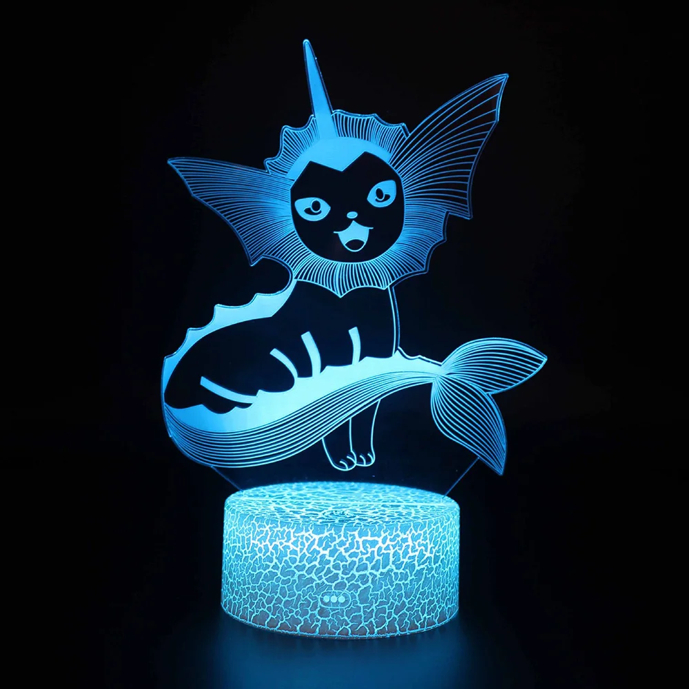 3D светильник с дистанционным управлением цветная подарочная лампа милая игрушка