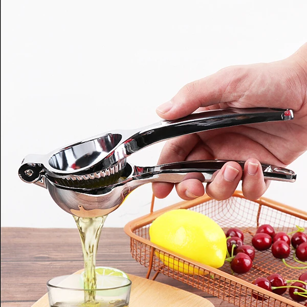 

Stainless Steel Lemon Squeezer Convenient Manual Lime Orange Juicer Citrus Press Kitchen Bar Food Processor Gadget