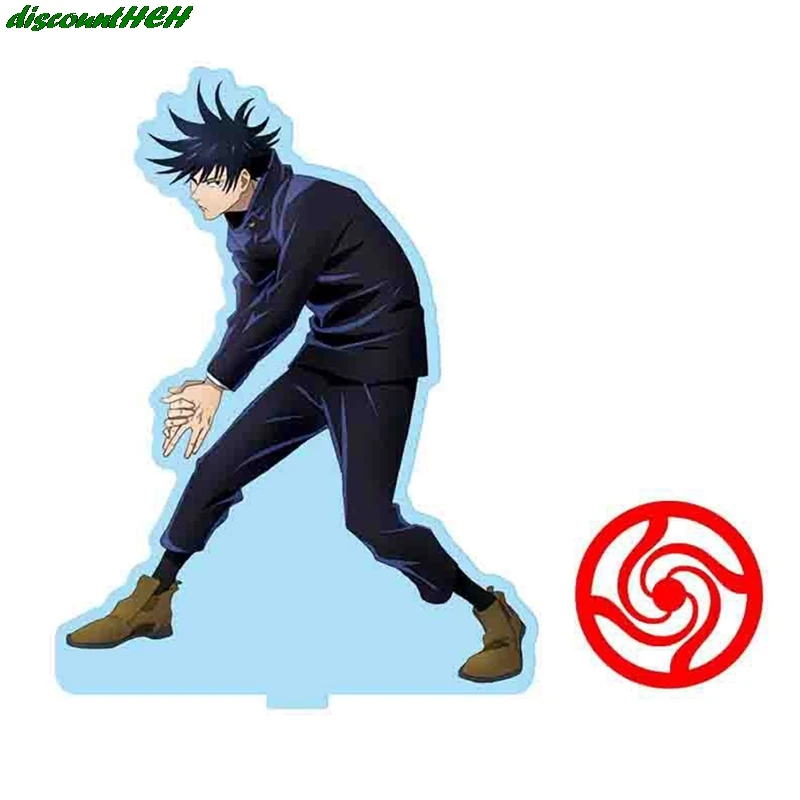 

25cm Anime Jujutsu Kaisen Desk Stand Acrylic Figures Models Teenagers Figures Plate Holder Stand Model Plate Decor For Gifts