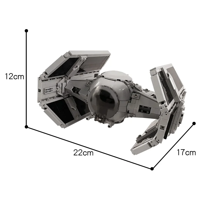 

space series Wars Advanced-Perfect Minifig Scale TIE Spaceship Building Blocks aircraft military blocks lovers kid's kid's Toys