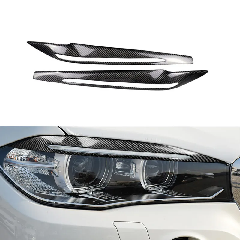 Наклейки для автомобиля подходят BMW 2014 2017 новинка X5 F15 углеродное волокно лампа