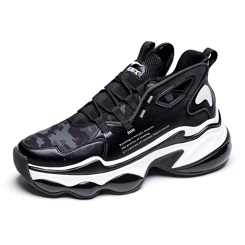 ONEMIX 2022 Men Running Shoes Air Cushion Height Increase Sports Shoes Sneakers Male Walking Mans Footwear Zapatillas Hombre