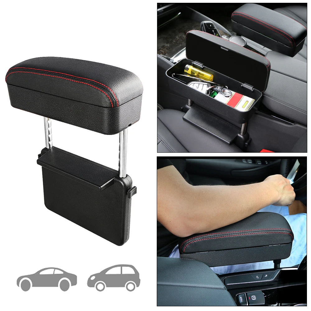 

Car Armrests Box For Hyundai Equus i30 ix25 ix35 ix45 Genesis Kona Ioniq H Rio Tucson Santa Car Elbow Support Adjustable Armrest