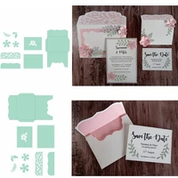openable envelope with card inside metal cutting dies sweet pink envelopecard die cuts for card making crafts cards