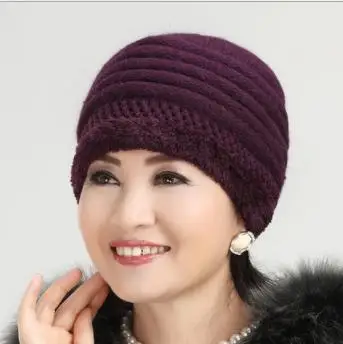 

new Winter Skullies Beanies for women Wool Scarf Caps faux leather Mask Gorras Bonnet Knitted Hat
