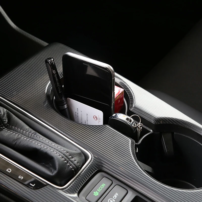 Центральный автомобильный ящик для хранения стаканов воды органайзер держатель