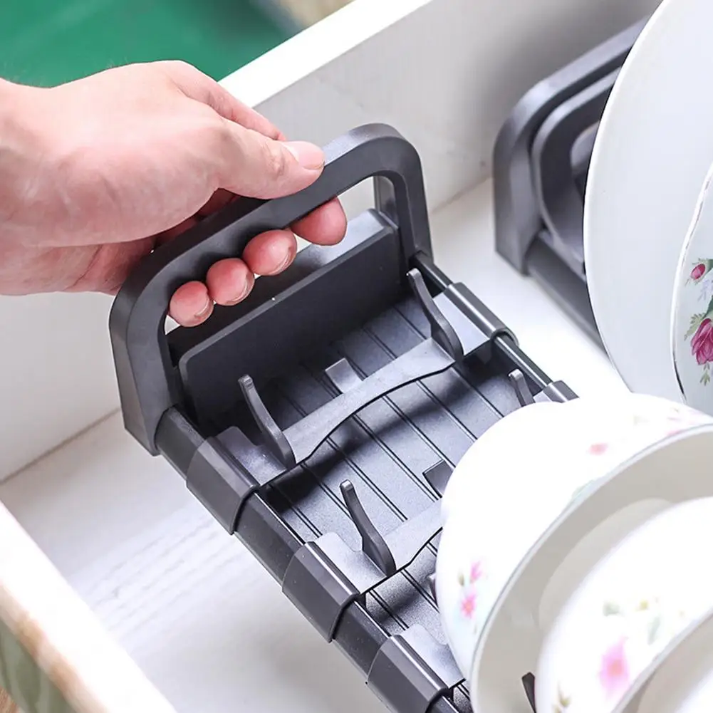 

Cabinet Dish Drying Rack Premium Aluminum Alloy Plate Drainer Stand Storage Holder Organizer For Keep Kitchen Organized