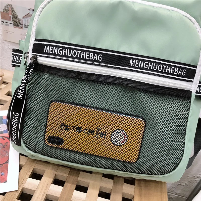 

2019 Women Bagpack Preppy Style Student School Bags Simple Girl Backpack Bag Korean Design Women Back Pack Female for Teenager