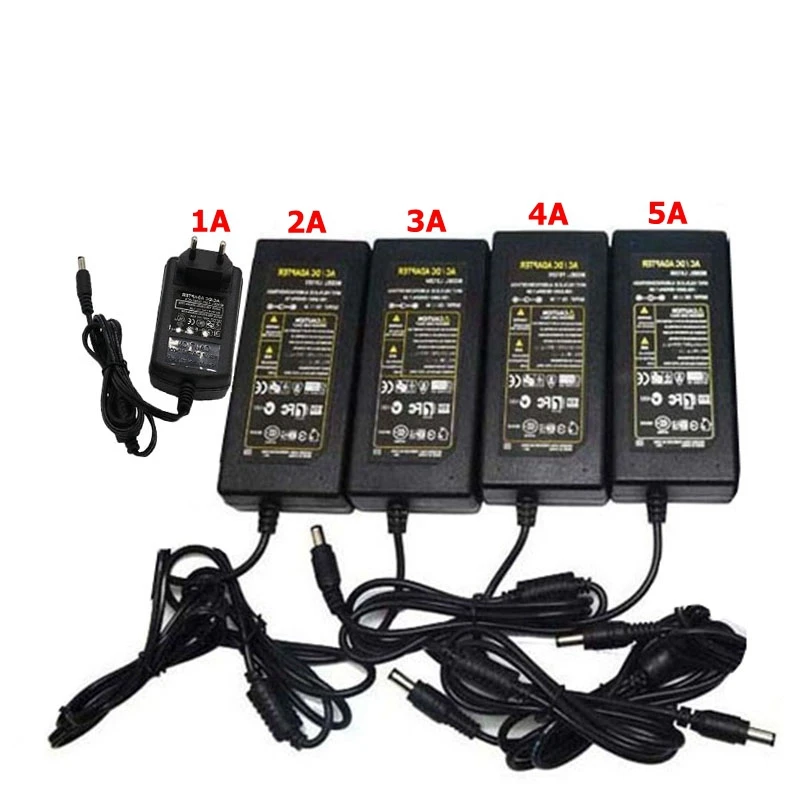 AC 110 240V DC 5V 12V 24V 1A 2A 3A Универсальный адаптер питания зарядное устройство ЕС США