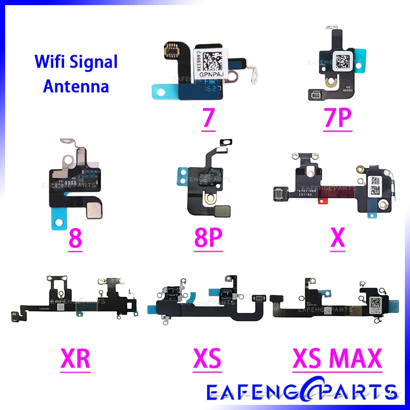 Фото WiFi антенна гибкий кабель для iPhone 5C 5SE 6S 7 8 Plus Xs Mxs XR X сигнальная лента запасные части №2