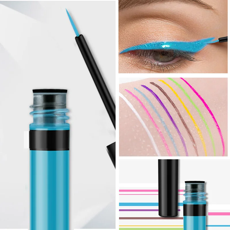 Женская подводка для глаз водостойкая влагостойкая не Цветущая матовая Цветная