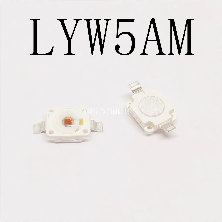 100 шт. X LYW5AM LY W5AM 3 Вт 6070 желтый светодисветодиодный высокой мощности SMD Бесплатная