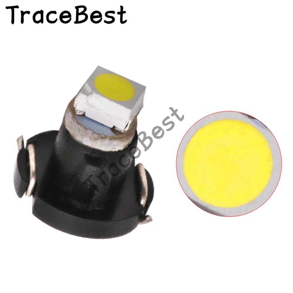 4 шт. белый T3 1210 1SMD инструмент светильник светодиодный лампы 12V белый светильник прост в установке
