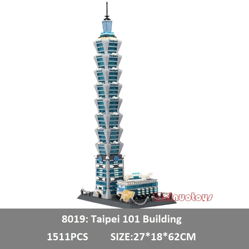 

Taipei 101 Bricks City Great Building Blocks Toys for Children Kids Gifts Model 1512Pcs