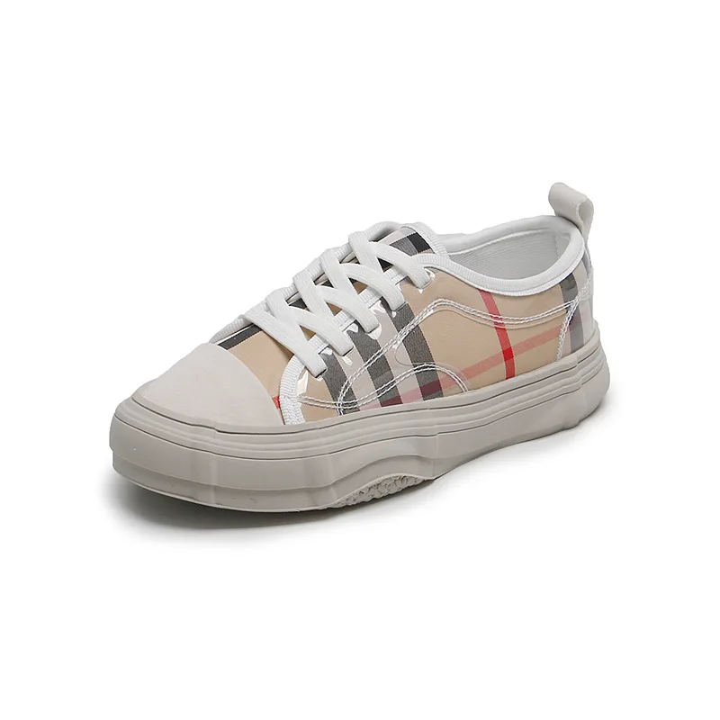 Children's Casual Shoes Autumn Board Shoes Canvas Shoes Sports Shoes Boys' Lattice Shoes Girls' Casual Shoes Girl Sneakers