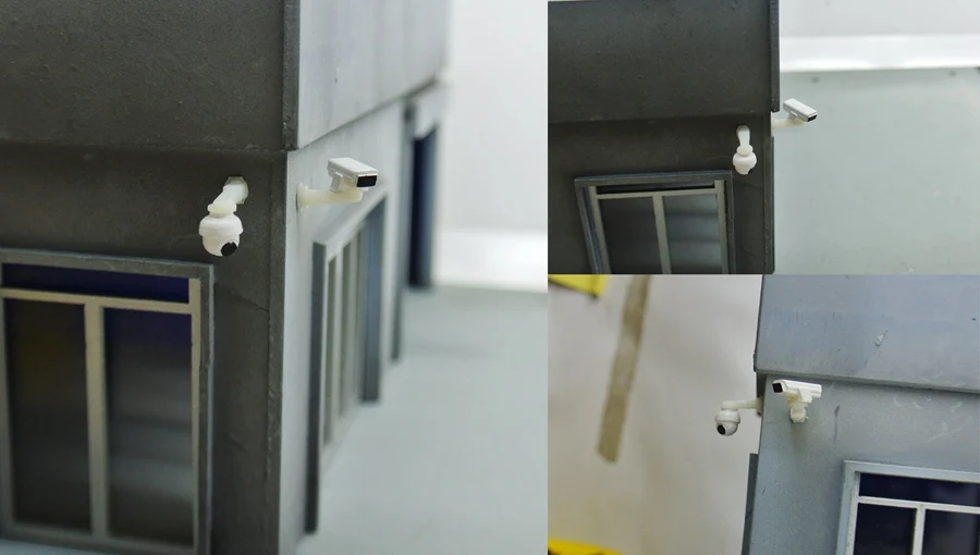 Модель 1/64 реквизит для сцены автомобиля аксессуары серия имитация камеры