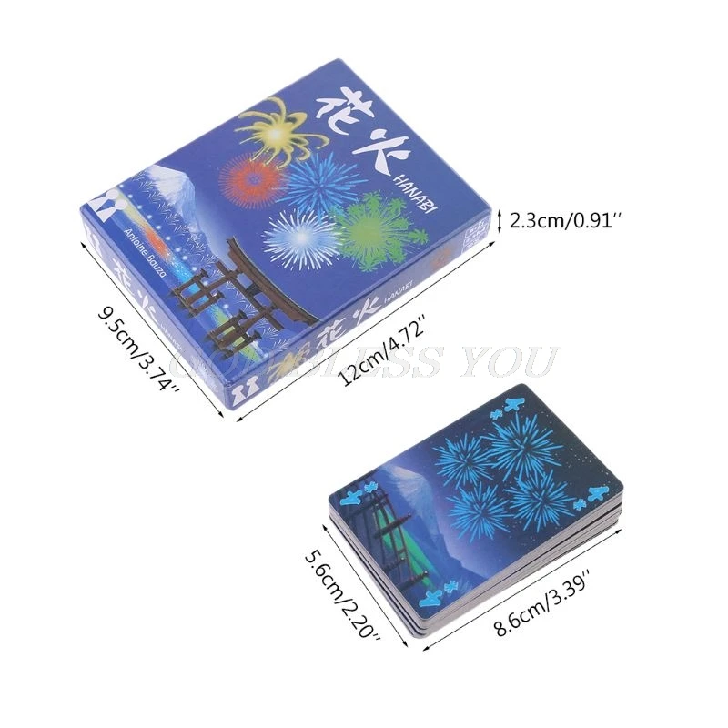 HANABI настольная игра 2-5 игроков карточные игры легко играть забавная