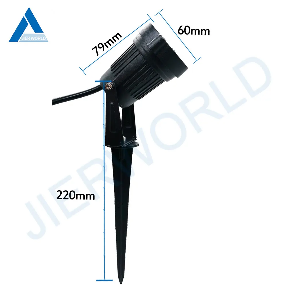 

2PCS AC110V 220V COB 3W 5W LED Lawn Light 3X3W Landscape Lamp DC12V Waterproof Pathway Lighting Spotlight for Garden Decoration