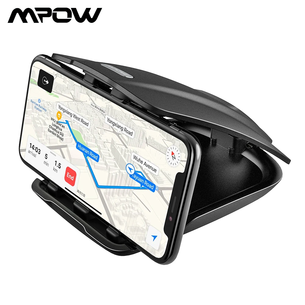 Mpow CA090 Автомобильный gps держатель для телефона стабильный настольный держатель с тремя слотами несколько углов для iPhone XR XS huawei Xiaomi смартфон