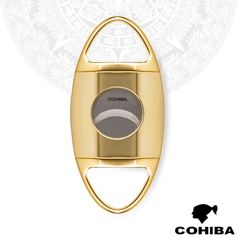 COHIBA резак для сигар из нержавеющей стали супер острые двойные лезвия ножницы