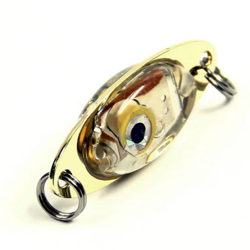 Вспышка 6 см/2 4 дюйма светодиодная подводная лампа в форме глаза для рыбалки