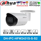 Dahua оригинальная  4MP HD POE Starlight IVS WDR обновляемый слот для мини SD-карты H.265 IP67 IK10 30M ИК цилиндрическая IP-камера