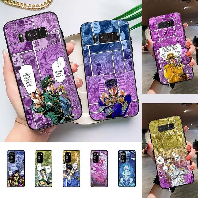 

Anime JoJos Bizarre Adventure Phone Case For Samsung Galaxy Note10Pro Note20ultra cover for note20 note10lite M30S Back Coque