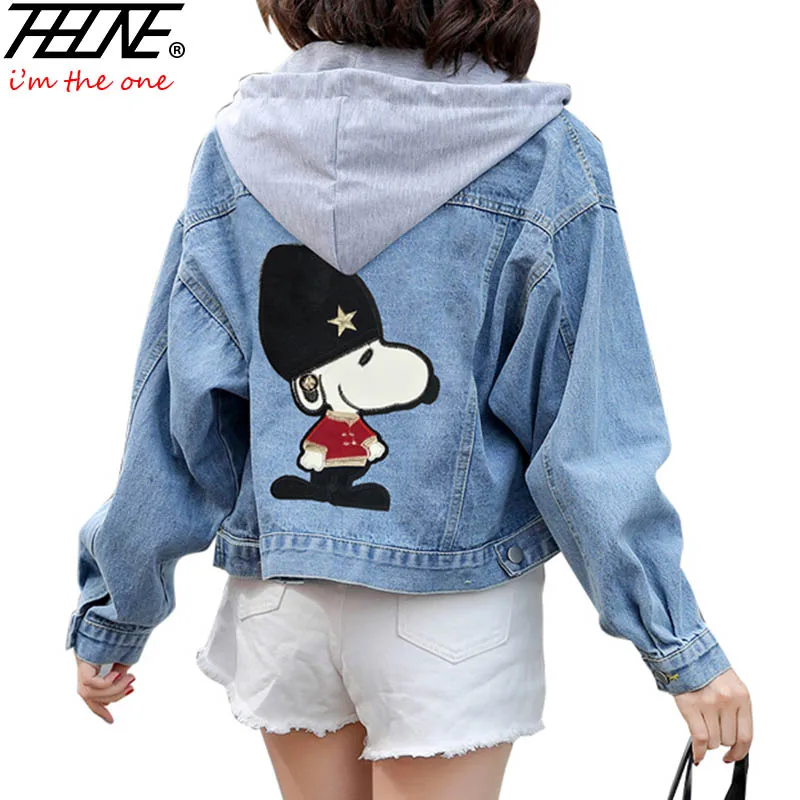 Джинсовая куртка для женщин большие размеры джинсовое пальто Новинка съемная