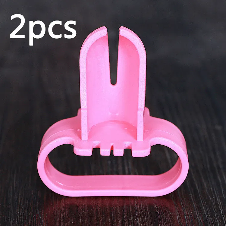 2pcs pink 10 шт Пластиковые латексные воздушные шары цепи DIY инструмент моделирования шары застежка воздушные шары узловатые игрушки клей для воздушных шаров в горошек вечерние Рождество год - Цвет: 2pcs pink