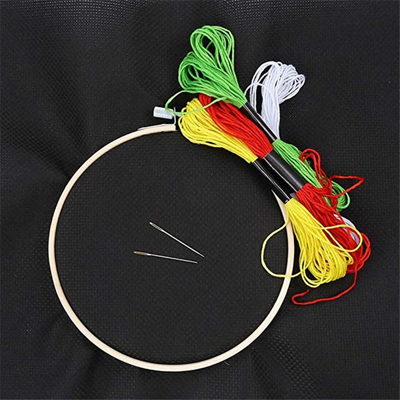 Набор для вышивания дома сделай сам косынки обруч рамка крючок ткани швейные