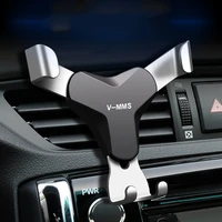 car gravity phone holder air vent mount clip 360 rotation gps mobile phone bracket for iphone 12 samsung xiaomi