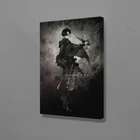 Levi Ackerman атака на постер Титанов, живопись, настенное искусство, холст для гостиной, дома, спальни, кабинета, спальни, художественные украшения, принты