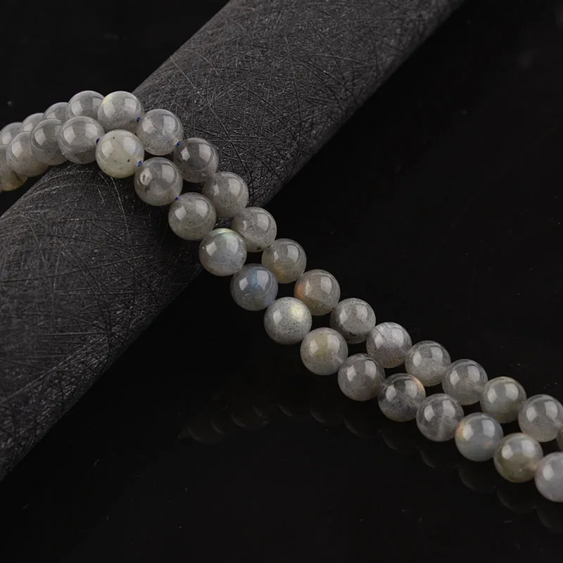 

6/8/10mm Labradorite Natural Stone Beads Round Spacer Loose Labradorite Beads For Jewelry Making DIY Bracelet Accessories 15''