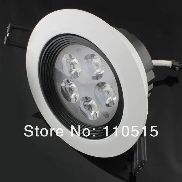

15W 5x3W AC110V 220V Cool Warm White LED Downlight Recessed Light LED Ceiling Lamp For Home Foyer Indoor Lighting Showcase Lamps