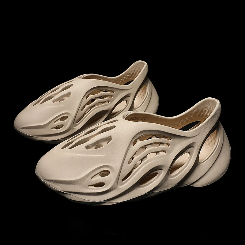 

Домашние туфли для мужчин и женщин на открытом воздухе Eva 2021 новые красивые женские босоножки с плоской мягкой подошвой, шлепки, нескользски...