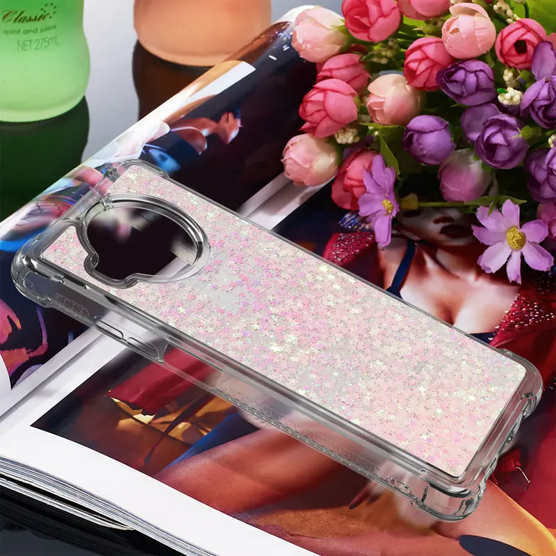 

For Xiaomi Mi 10T Lite 5G Case Silicone Shockproof Phone Case For Xiaomi Mi 10T Lite 5G Luxury Glitter Liquid Quicksand Cover